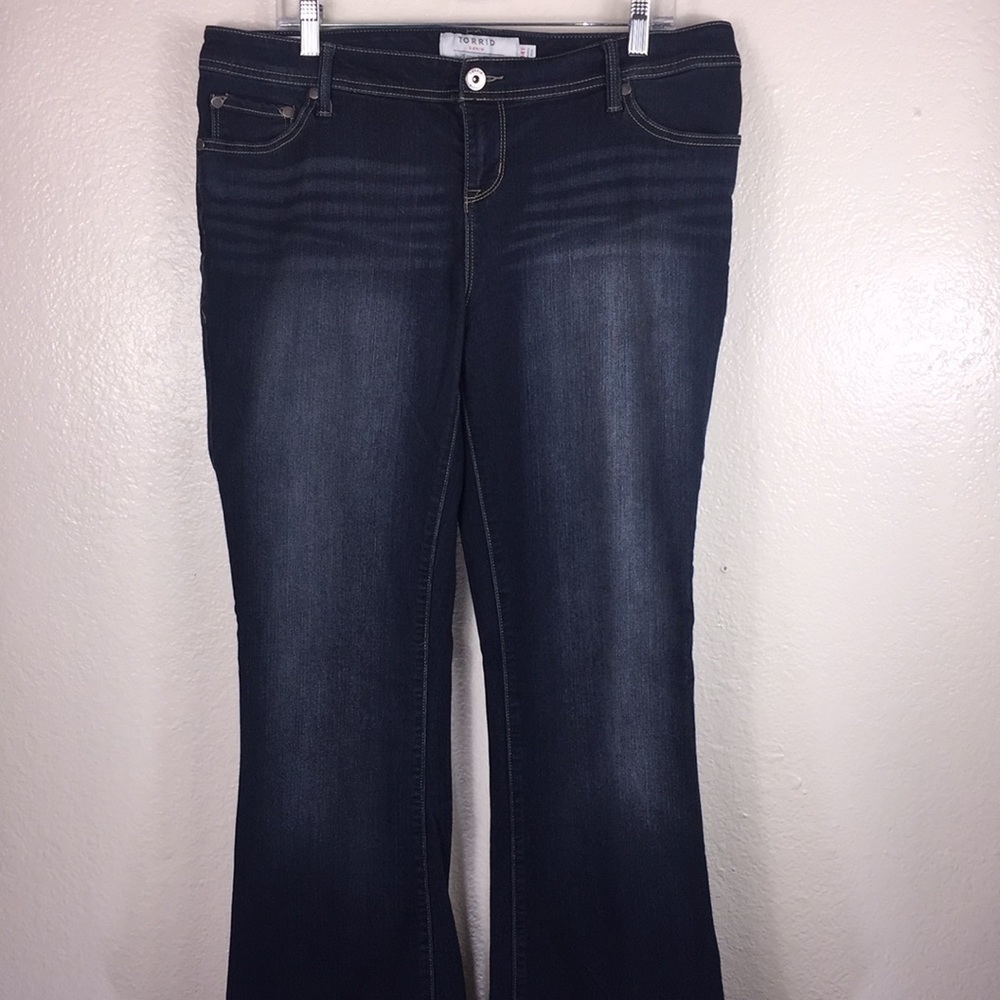 Torrid Plus Sze 14 Tall Luxe Slim Boot Jean Pant